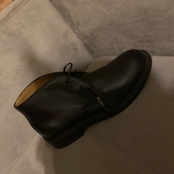 Massimo Dutti Black dress boots